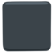 Black Large Square emoji on Messenger